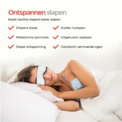 Smileify® Slaapmasker PRO - Vrouwen & Mannen – 100% Verduisterend – Verstelbaar 3D Oogmasker Voor Slaap – Traagschuim -Voyago Winkel 1200x1200 4240