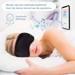 DreamDoc® - Slaapmasker - Bluetooth - Oogmasker - 100% Verduisterend - Slaaphulp - White Noise - Koptelefoon 11 DreamDoc® - Slaapmasker - Bluetooth - Oogmasker - 100% Verduisterend - Slaaphulp - White Noise - Koptelefoon -Voyago Winkel 1200x1200 4250