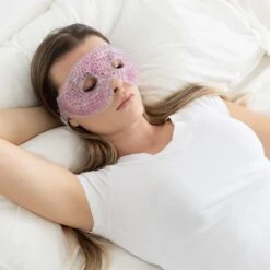 Navaris Gel Oogmaskers - Set Van 2 Herbruikbare Maskers Voor Koud Of Warm Gebruik - 2x Hot & Cold Oogmasker - Verkoelend Of Verwarmend - Roze -Voyago Winkel 1200x1200 4252