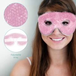 Navaris Gel Oogmaskers - Set Van 2 Herbruikbare Maskers Voor Koud Of Warm Gebruik - 2x Hot & Cold Oogmasker - Verkoelend Of Verwarmend - Roze -Voyago Winkel 1200x1200 4253