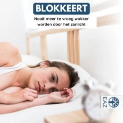 EAZ Slaapmasker Satijn - Oogmasker Slaap - Slaapmasker Vrouwen En Mannen - Zijdezacht - Reismasker - Sleep Mask - Met Opbergzakje - Cadeau -Voyago Winkel 1200x1200 4259