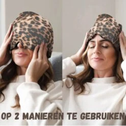 Migraine Masker - Warmte En Koude Therapie - Verlichting Van Migraine En Hoofdpijn - Migraine Muts - Oogmasker - Relax Masker -Voyago Winkel 1200x1200 4261