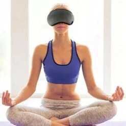 Merkloos Slaapmasker - Met Muziek - Grijs - Bluetooth 5.0 - Klittenband Sluiting - Verduisterend - Slaapmasker Met Speakers - Draadloos Slaapmasker - Muziek Hoofdband - Slaap Koptelefoon -Voyago Winkel 1200x1200 4277