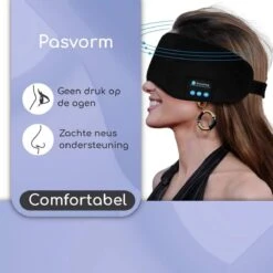 Kess® - Slaapmasker Met Bluetooth - Slaapmasker Muziek - Yoga Masker -Voyago Winkel 1200x1200 4286