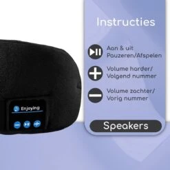 Kess® - Slaapmasker Met Bluetooth - Slaapmasker Muziek - Yoga Masker -Voyago Winkel 1200x1200 4291