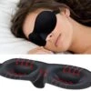 Merkloos Slaapmasker Deluxe - Oogmasker - Blinddoek - Black Eye Mask - Nachtmasker - Ooglapje Zwart -Voyago Winkel 1200x1200 4311