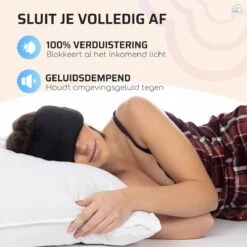 SleepiezZ® Slaapmasker PRO - Bluetooth Speakers - Oogmasker Slaap - 100% Verduisterend - Zwart 13 SleepiezZ® Slaapmasker PRO - Bluetooth Speakers - Oogmasker Slaap - 100% Verduisterend - Zwart -Voyago Winkel 1200x1200 4324