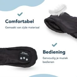 Slaapmasker Bluetooth Van Zijde – Oogmasker – Slaapmaskers Voor Mannen En Vrouwen – Slaap Koptelefoon – Nachtmasker – Paars - Cadeautje -Voyago Winkel 1200x1200 4341