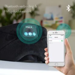 Monx Slaapmasker Met Bluetooth - Sleeping Headphone - Zwart -Voyago Winkel 1200x1200 4356