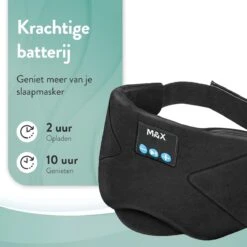 Monx Slaapmasker Met Bluetooth - Sleeping Headphone - Zwart -Voyago Winkel 1200x1200 4358