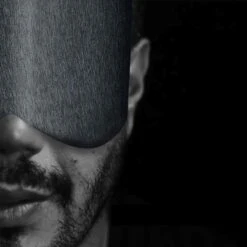 SIMIA™ Supreme 100% Verduisterend Slaapmasker + Opbergzakje - Verstelbaar Oogmasker - Zacht En Ademend - Blinddoek - Donkergrijs -Voyago Winkel 1200x1200 4364