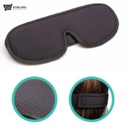 Slaapmasker - 100% Verduisterend - 3D Premium - Traagschuim - Zacht & Comfortabel - Stelmo Products -Voyago Winkel 1200x1200 4436