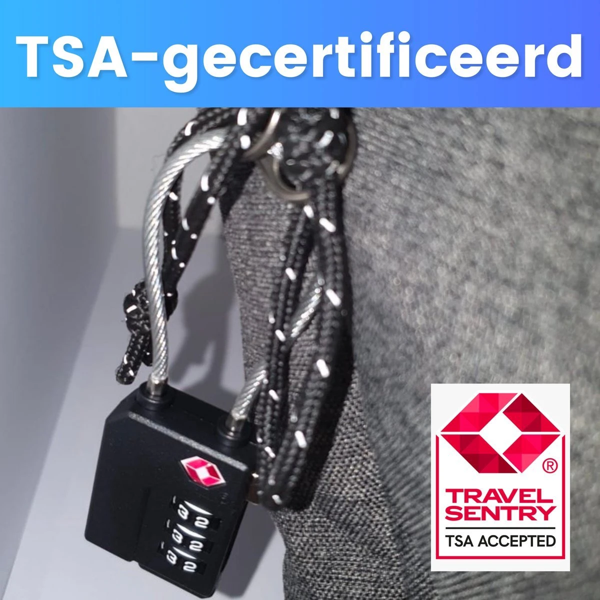 Merkloos TSA Cijferslot 3 Cijferig - 2 Stuks - Koffersloten - Kofferslot - Bagageslot - Reisslot - Kabelslot - Hangslot - Bagageslotjes - Backpackslot - Mulitfunctioneel - Zwart 6 Merkloos TSA Cijferslot 3 Cijferig - 2 Stuks - Koffersloten - Kofferslot - Bagageslot - Reisslot - Kabelslot - Hangslot - Bagageslotjes - Backpackslot - Mulitfunctioneel - Zwart - Afbeelding 4