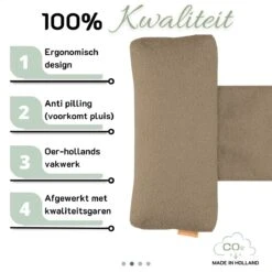 Blezliving® Nekkussen Staopstoel - Sta Op Stoel - Neksteunkussen Waterafstotend - Kussen Relaxstoel - PTMD Binnenkussen - Bureaustoel Kussen - Hoofdkussen Contragewicht - Nekrol - Fauteuil - Auto - Semmi Beige -Voyago Winkel 1200x1200 4589
