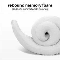 Memory Foam Reiskussen - Nekkussen Voor Vliegtuig & Auto - Neksteun Voor Reizen - Blauw - Inclusief Opergtasje -Voyago Winkel 1200x1200 4624