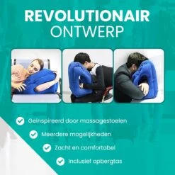 HMerch™ Reiskussen Voor Auto En Vliegtuig - Opblaasbaar - Zwart - Neck Travel Pillow - Nekkussen - Hoofdkussen Voor Nekklachten – Reisaccessoires -Voyago Winkel 1200x1200 4642