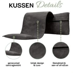 Blezliving® Reiskussen - Vliegtuig - Multifunctioneel - Neksteunkussen - Waterafstotend - Kussen - PTMD Binnenkussen - Bureaustoel Kussen - Hoofdkussen Contragewicht - Nekrol - Auto - Stoel - Antraciet Zwart -Voyago Winkel 1200x1200 4651