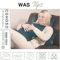 Blezliving® Nekkussen Staopstoel - Sta Op Stoel - Neksteunkussen Waterafstotend - Kussen Relaxstoel - PTMD Binnenkussen - Bureaustoel Kussen - Hoofdkussen Contragewicht - Nekrol - Fauteuil - Auto - Flair Zwart -Voyago Winkel 1200x1200 4673