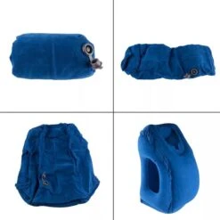 Framehack Zacht Opblaasbaar Reiskussen - Travel Pillow - Nekkussen - Inclusief 3D Slaapmasker, Oordopjes En Handig Opbergzakje - Blauw -Voyago Winkel 1200x1200 4680