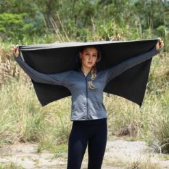 TravelGuru Microvezel Reishanddoek Set Van 2x Large (85 * 150cm) - Sneldrogende, Lichtgewicht Handdoek Ideaal Voor Sporten, Reizen, Outdoor & Strand - Microfiber Travel Towel XL - Grijs -Voyago Winkel 1200x1200 4713