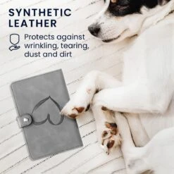 Kwmobile Hoes EU Dierenpaspoort Voor Je Huisdier - Cover Europees Vaccinatiepaspoort Huisdier - Met 2 Extra Opbergvakken - Synthetisch Nubuckleer -Voyago Winkel 1200x1200 4734