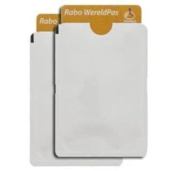 Merkloos 5-pack RFID Bankpas Beschermer - Kaart Beschermer - Zilver