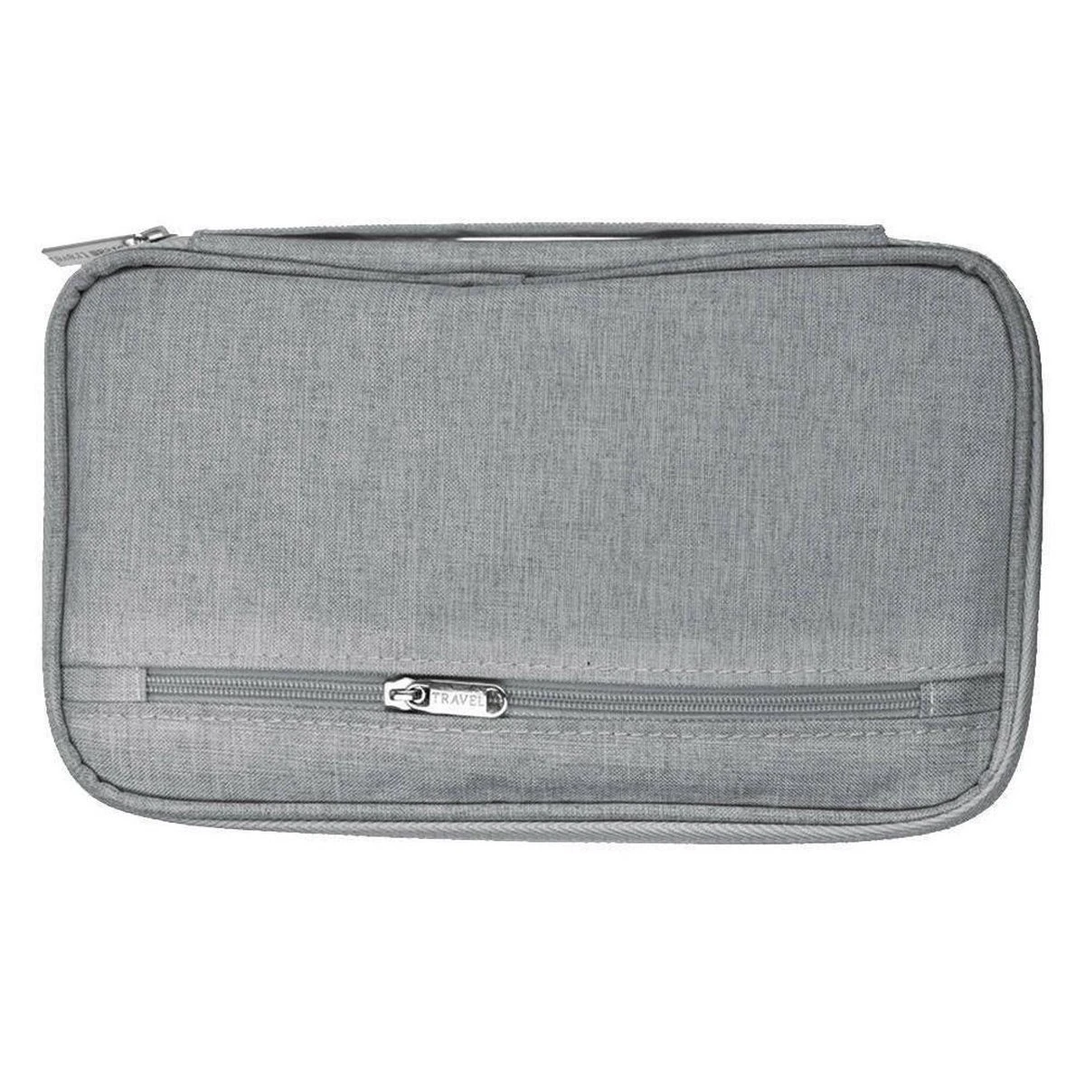 ZILOU® Paspoort Hoesje - Travel Organizer Reisetui - Grijs 4 ZILOU® Paspoort Hoesje - Travel Organizer Reisetui - Grijs - Afbeelding 2