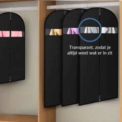 Kledinghoes - 10x Transparante Opbergtas - Kledingzak Met Rits - Opbergzak Voor Trouwjurk - 60x140cm -Voyago Winkel 1200x1200 4782