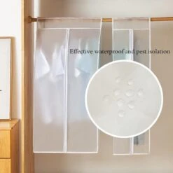 Merkloos 2-Stuks Stofkap Voor Kleding Frosted Driedimensionale Stofkap Opbergtas Extra Groot 60*50*120 CM( 2 Stuks) -Voyago Winkel 1200x1200 4796