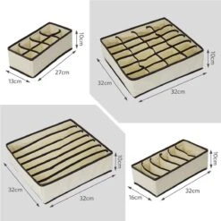 Lade Organizer – Kledingkast Organizer – Drawer Organizer / Kleding Lade Organizer - Opbergsysteem Voor Laden, Clothes Storage And Organization, Tidy Storage Of Clothes -Voyago Winkel 1200x1200 4813