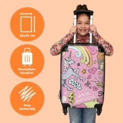 NoBoringSuitcases.com® Koffer - Roze - Eenhoorn - Skateboard - Tekening - Past Binnen 55x40x20 Cm En 55x35x25 Cm - Handbagage - Trolley - Fotokoffer - Cabin Size - Print 13 NoBoringSuitcases.com® Koffer - Roze - Eenhoorn - Skateboard - Tekening - Past Binnen 55x40x20 Cm En 55x35x25 Cm - Handbagage - Trolley - Fotokoffer - Cabin Size - Print -Voyago Winkel 1200x1200 546