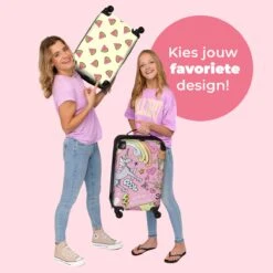 NoBoringSuitcases.com® Koffer - Roze - Eenhoorn - Skateboard - Tekening - Past Binnen 55x40x20 Cm En 55x35x25 Cm - Handbagage - Trolley - Fotokoffer - Cabin Size - Print 18 NoBoringSuitcases.com® Koffer - Roze - Eenhoorn - Skateboard - Tekening - Past Binnen 55x40x20 Cm En 55x35x25 Cm - Handbagage - Trolley - Fotokoffer - Cabin Size - Print -Voyago Winkel 1200x1200 551