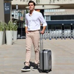 Biggdesign Ocean Ruimbagage Koffer - Reiskoffer - Grijs - Medium -Voyago Winkel 1200x1200 557