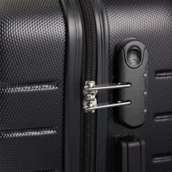 Swiss Alpine 2.0 - Handbagage Koffer - 55x35x20 Cm - 4 Wielen - Zwart -Voyago Winkel 1200x1200 580