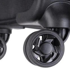 Decent D-Upright Handbagage Koffer - 55 Cm - TSA Slot - Zwart -Voyago Winkel 1200x1200 698