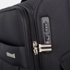 Decent D-Upright Handbagage Koffer - 55 Cm - TSA Slot - Zwart -Voyago Winkel 1200x1200 702