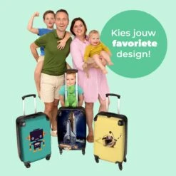 NoBoringSuitcases.com® Koffer - Ruimte - Spaceshuttle - Raket - Jongens - Past Binnen 55x40x20 Cm En 55x35x25 Cm - Handbagage - Trolley - Fotokoffer - Cabin Size - Print -Voyago Winkel 1200x1200 738