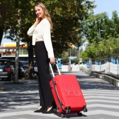 Biggdesign Cats Koffer - Ruimbagage Koffer - Rood - Large -Voyago Winkel 1200x1200 748