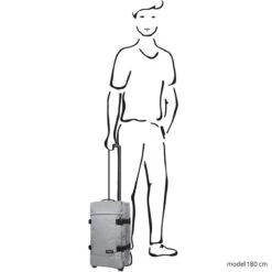 Eastpak TRANVERZ S Reiskoffer, Handbagage (51 X 32.5 X 23 Cm) - Sunday Grey -Voyago Winkel 1200x1200 782