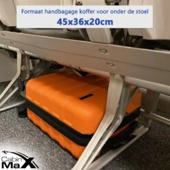 CabinMax Handbagage Koffer - Trolley 30L - Harde Reiskoffer - 45x36x20cm - Lichtgewicht - Groot Capaciteit - Endless Sea -Voyago Winkel 1200x1200 845