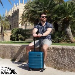 CabinMax Handbagage Koffer - Trolley 30L - Harde Reiskoffer - 45x36x20cm - Lichtgewicht - Groot Capaciteit - Endless Sea -Voyago Winkel 1200x1200 847