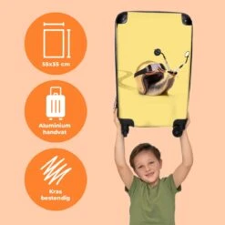 NoBoringSuitcases.com® Koffer - Slak - Helm - Racen - Kinderen - Past Binnen 55x40x20 Cm En 55x35x25 Cm - Handbagage - Trolley - Fotokoffer - Cabin Size - Print 14 NoBoringSuitcases.com® Koffer - Slak - Helm - Racen - Kinderen - Past Binnen 55x40x20 Cm En 55x35x25 Cm - Handbagage - Trolley - Fotokoffer - Cabin Size - Print -Voyago Winkel 1200x1200 895