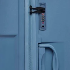 ©TROLLEYZ - Venice No.10 - Trolley - 55cm Met TSA Slot - Dubbele Wielen - 360° Spinners - 100% Polypropyleen - Handbagage Koffer In Ice Blue -Voyago Winkel 1200x1200 907