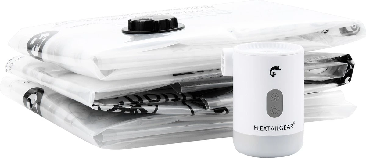 Flextail Gear Vacuüm Opbergzakken Voor Kleding - 80x60 Cm - 4 Stuks 7 Flextail Gear Vacuüm Opbergzakken Voor Kleding - 80x60 Cm - 4 Stuks - Afbeelding 5