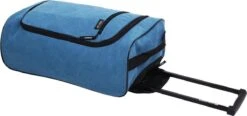 Norländer Lyon Canvas Trolley Trolleytas Blauw -Voyago Winkel 1200x562