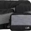 Sunflake Packing Cubes Set - 4 Stuks - Koffer Organizer - Geschikt Voor Handbagage, Backpack & Koffer - Zwart -Voyago Winkel 1200x572 1
