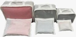 Packing Cubes Set 6-Delig – Kleding Organizer Voor Koffers, Tassen En Backpack - MYHOME24 -Voyago Winkel 1200x581 1