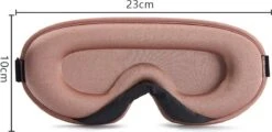 Merkloos Slaapmasker Voor Wimperextensions - 100% Ademend En Verduisterend - Met Hoge Kwaliteit Memory Foam - Inclusief Gratis Oordoppen - Oudroze Zalmkleurig 3D Masker Voor Wimper Extension - Slapen Met Wimpers - Slapen Met Wimpersextensions -Voyago Winkel 1200x581 3