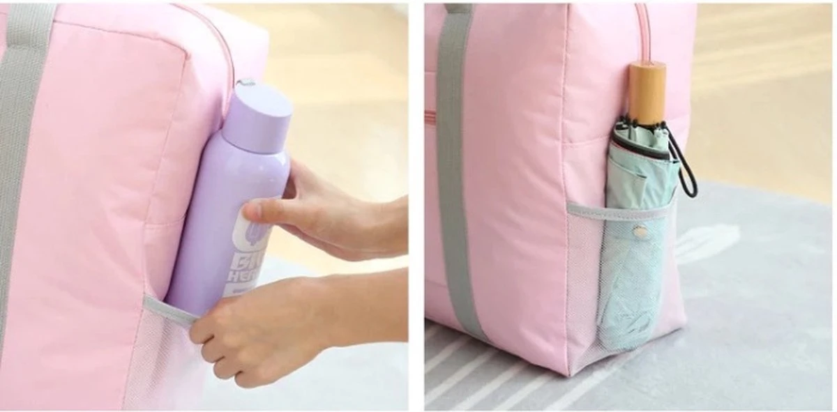 Merkloos Opvouwbare Reistas Roze - Opbergtas - Weekendtas - Reistas Voor Handbagage - Opvouwbare Reistassen Dames - Reistas Voor Op Koffer - Dames Tas - Damestas - Tas Voor Reizen - Sporttas 17 Merkloos Opvouwbare Reistas Roze - Opbergtas - Weekendtas - Reistas Voor Handbagage - Opvouwbare Reistassen Dames - Reistas Voor Op Koffer - Dames Tas - Damestas - Tas Voor Reizen - Sporttas - Afbeelding 15