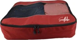 Sunflake Packing Cubes Set - 3 Stuks - Koffer Organizer - Geschikt Voor Handbagage, Backpack & Koffer - Rood -Voyago Winkel 1200x620